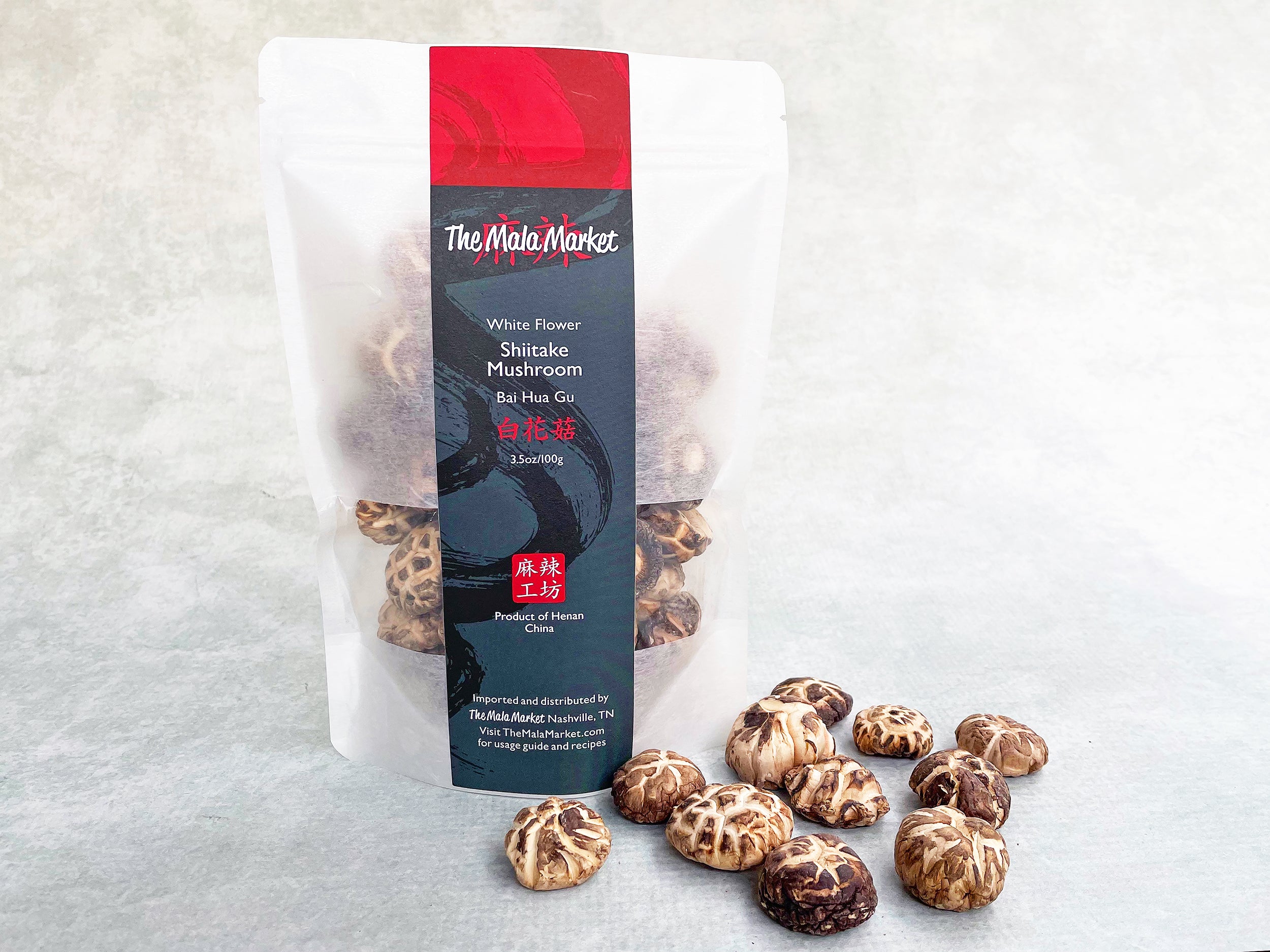 Shiitake Mushroom (White Flower Mushroom, Bai Hua Gu)