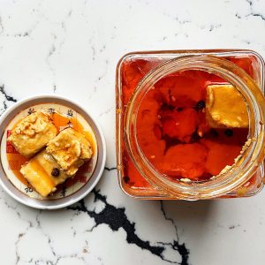 Alternative view of Jiajiang Mildly Spicy Fermented Tofu (Fermented Bean Curd, Furu)