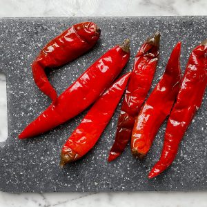 Alternative view of Pickled Er Jing Tiao Chilies (Sichuan Pickled Chilies, Pao La Jiao)