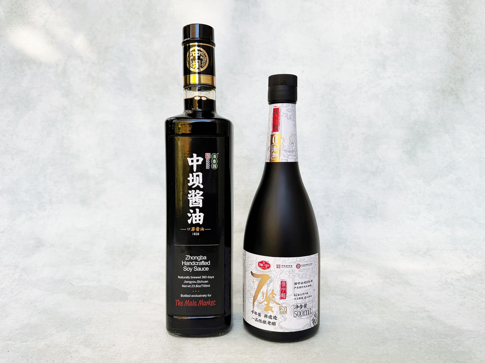 Sichuan Handcrafted Soy Sauce + Black Vinegar (Small Batch Heritage Sauces)