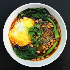 Alternative view of Chongqing Sweet Potato Noodles (Glass Noodles, Hongshu Fen)